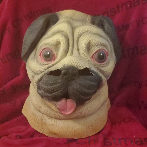 Halloween Pug Dog Mask - Picture 1 of 5